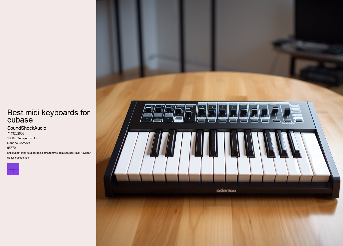 best midi keyboards for cubase