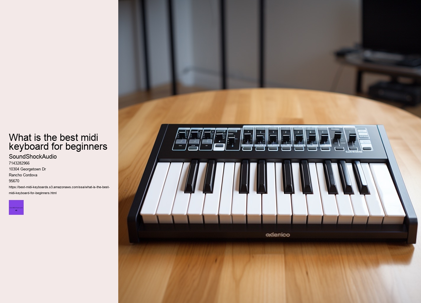what is the best midi keyboard for beginners